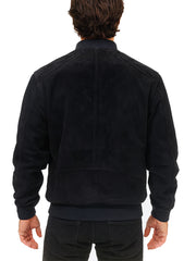 Mens Black Suede Leather Jacket