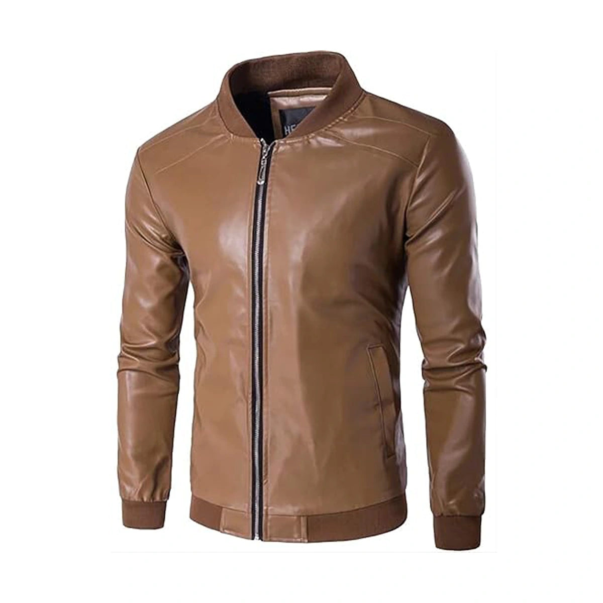 Brown Bomber Genuine Leather Jacket