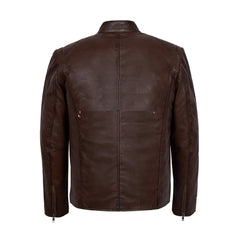 Vintage Fashion Brown Stylish New Leather Jacket