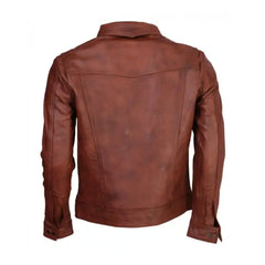 Men’s Brown Vintage Leather Jacket