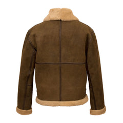 Shearling Suede Genuine Leather Jacket