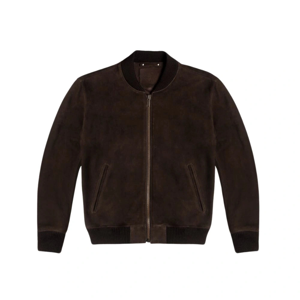 Suede Bomber Jacket