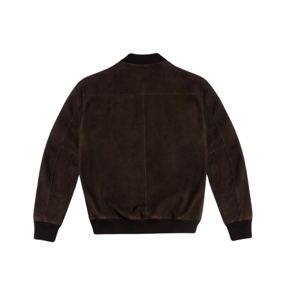 Suede Bomber Jacket