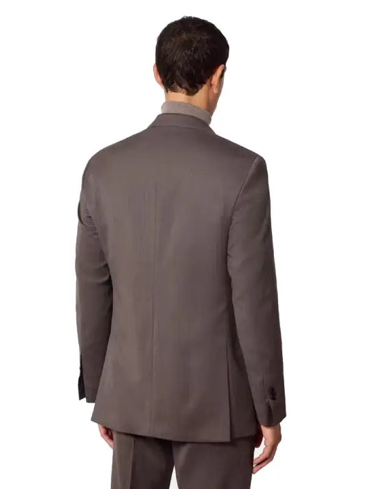 Premium Men’s Classic Brown Suit Set with Tailored Fit