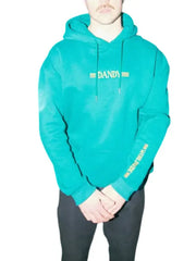 Dandy Worldwide Teal Graphic Hoodie – Unisex Premium Pullover