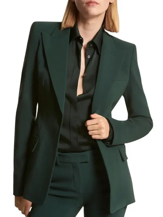 Women’s Premium Dark Green Two Piece Suit