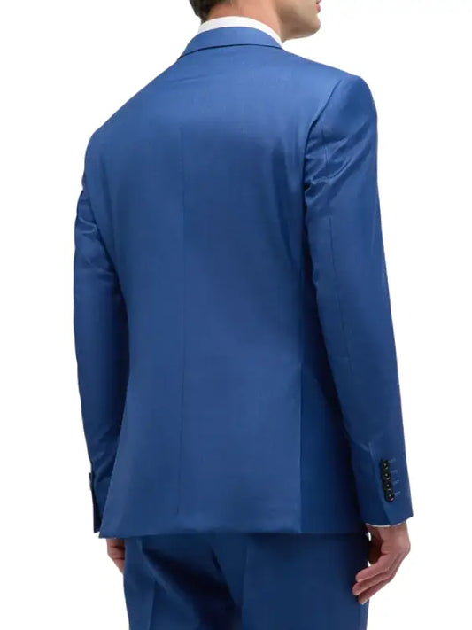 Men's Classic Blue Tailored Suit Set