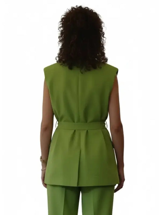 Emily in Paris Season 3 Jacqueline Green Belted Vest