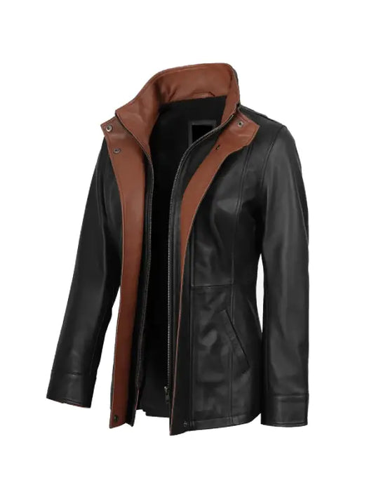 Acne Studios Demi Lovato Black Leather Jacket