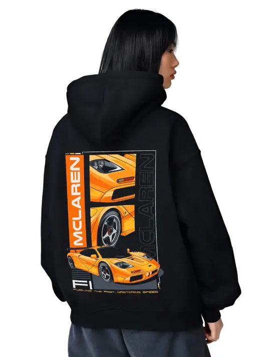 McLaren F1 Graphic Hoodie Black – Premium Racing Streetwear Pullover