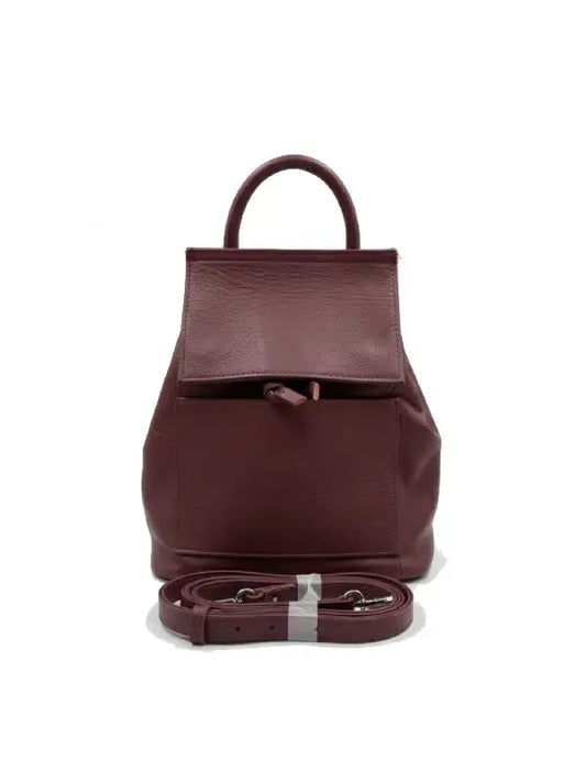 Maroon Leather Bucket Bag – Premium Convertible Shoulder & Hand Carry