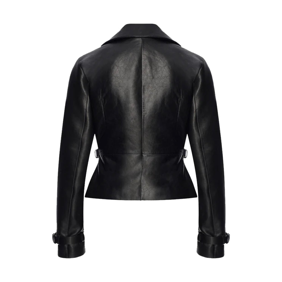 Black Casual Leather Jacket