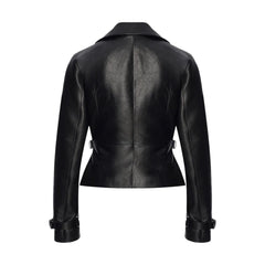 Black Casual Leather Jacket