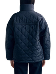 Quilted Black Puffer Jacket for Women – Modern and Cozy Style