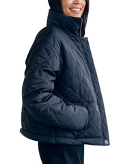 Quilted Black Puffer Jacket for Women – Modern and Cozy Style