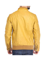 Racer Yellow Bomber Jacket