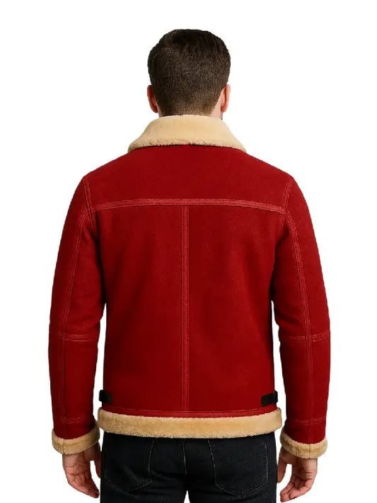 Ryan Reynolds Spirited Red Leather Jacket