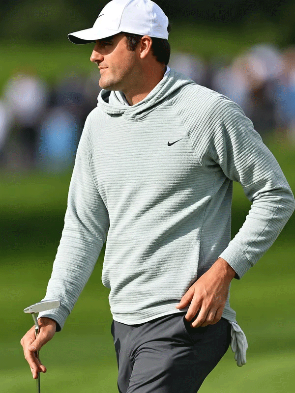 Scottie Scheffler Gray Golf Hoodie