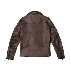 Brown Shipskin Leather Jacket