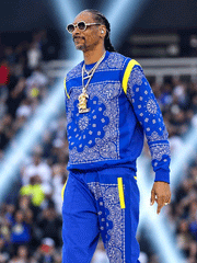 Snoop Dogg Super Bowl Blue Tracksuit