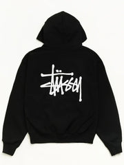 Stussy Basic Black Pullover Hoodie