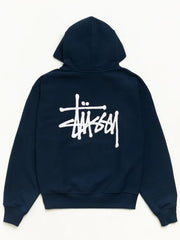Stussy Basic Blue Pullover Hoodie 