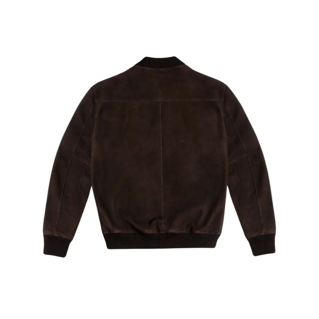 Suede Bomber Jacket - The Leather Jackets