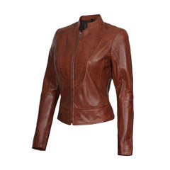 Vintage Brown Leather Jacket