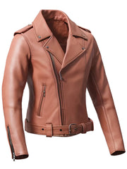 Women's Faux Leather Moto Jacket