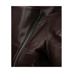 Brown Bitter Casual Leather Jacket