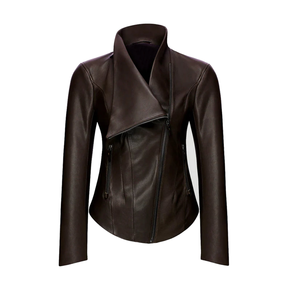 Bitter Brown Genuine Leather Jacket