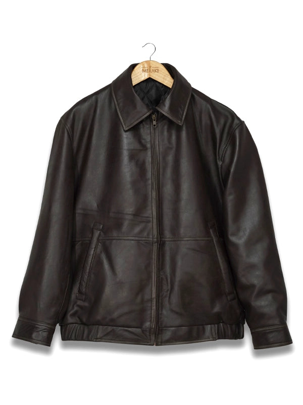 Dark Brown Premium Leather Jacket