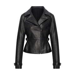 Black Casual Leather Jacket