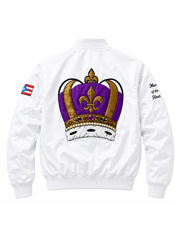 WrestleMania 42 CM Punk White Bomber Jacket