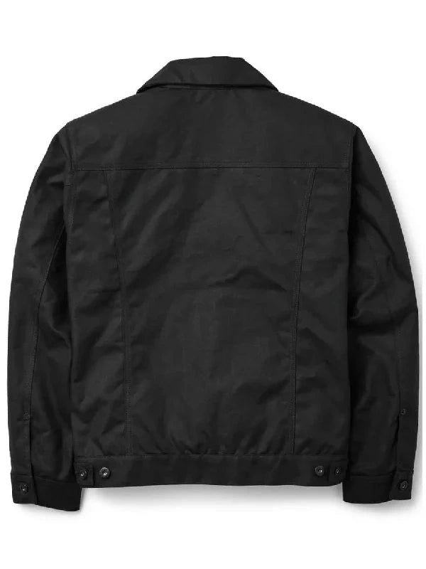 Yellowstone-Rip-Wheeler-Black-Cotton-Trucker-Jacket