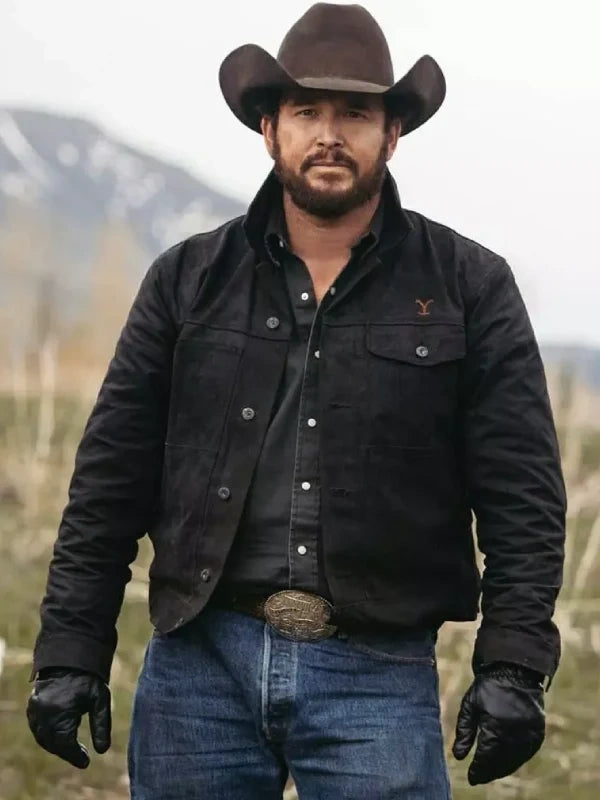 Yellowstone Rip Wheeler Black Jacket