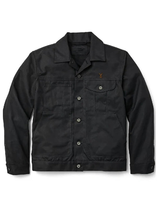 Yellowstone-Rip-Wheeler-Black-Cotton-Jacket