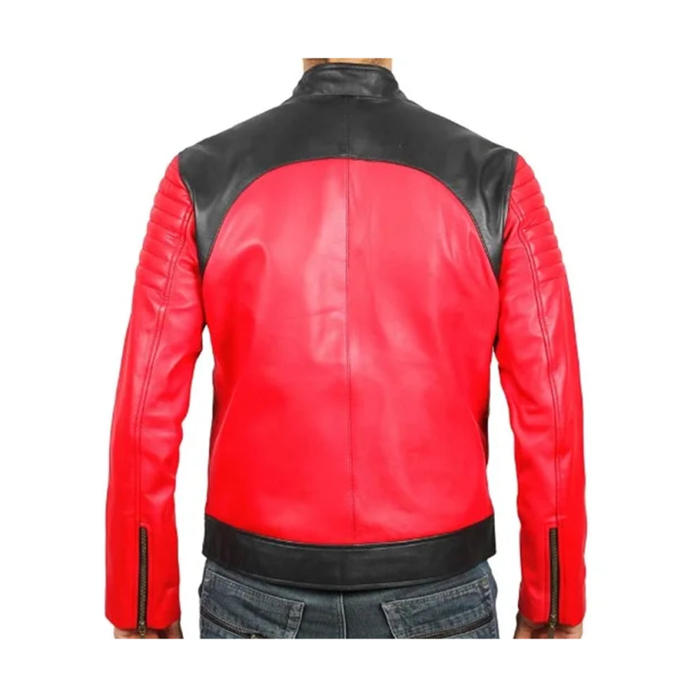 Black and Red Busa Motorcycle Jacket