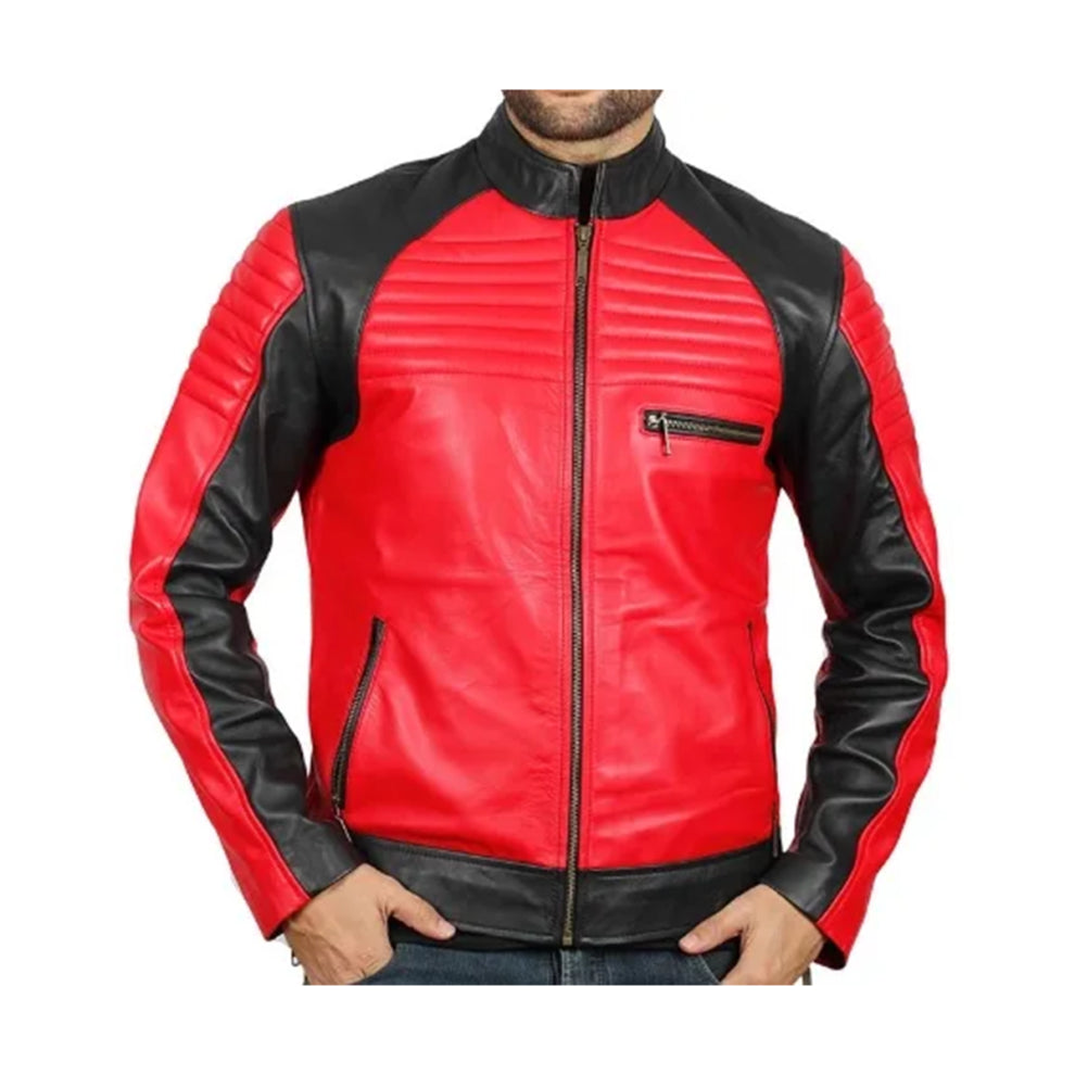 Black and Red Busa Motorcycle Jacket