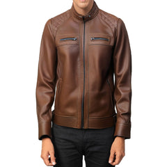 Biker Quilted Leather Jacket