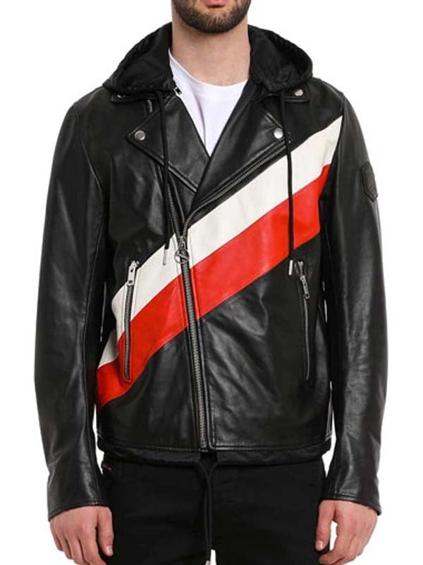 13 Reasons Why Season 4 Zach Dempsey Black Leather Jacket