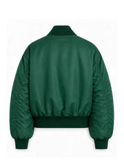 satin bomber jacket women