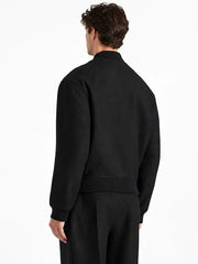 Wool-Blend Bomber Jacket